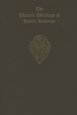 【预订】The Phonetic Writings of Robert Robinson