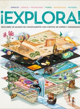 预订 Â¡explora! (Explore): Descubre Un Mundo de Conocimiento Con Cientos de Mapas Y Diagramas: 9780593963081