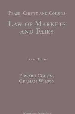 [预订]Pease, Chitty and Cousins’ Law of Markets and Fairs 9781526511287
