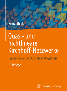预订 Quasi- Und Nichtlineare Kirchhoff-Netzwerke: Dimensionierung, Analyse Und Synthese