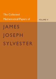 【预订】The Collected Mathematical Papers of James Joseph Sylvester