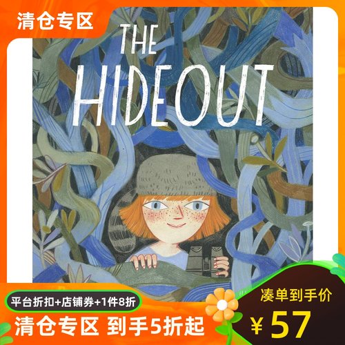 英文原版 汉娜的秘密基地 Felicita Sala插画绘本 精装 The Hideout