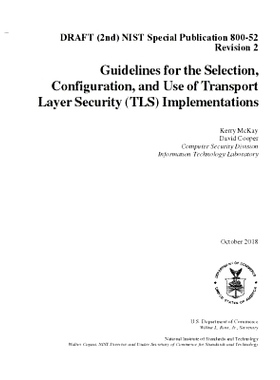 预订 Guidelines for the Selection, Configuration, and Use of Transport Layer Security (Tls) Implementations: Draft (2nd)