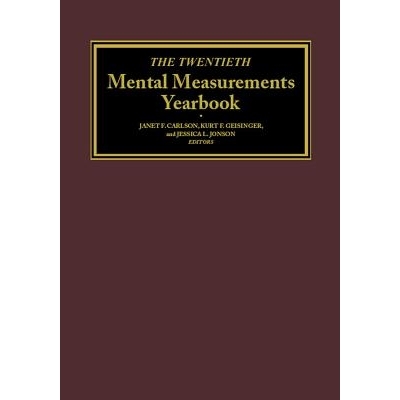 预订 The Twentieth Mental Measurements Yearbook 20世纪心理测量年鉴: 9780910674669