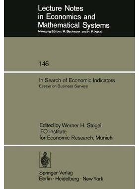 预订 In Search of Economic Indicators: Essays on Business Surveys: 9783540083467