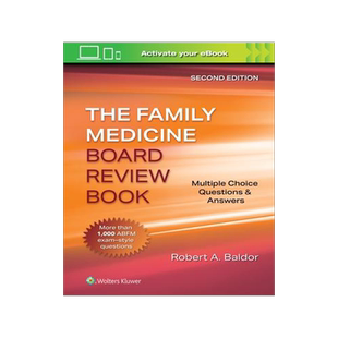 [预订]Family Medicine Board Review Book: Multiple Choice Questions & Answers 9781975213466