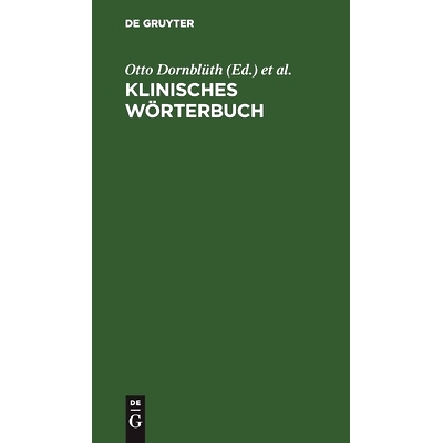 预订 Klinisches Wörterbuch: 9783111139760
