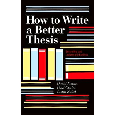 预订 How to Write a Better Thesis (3rd Edition): 9780522861266