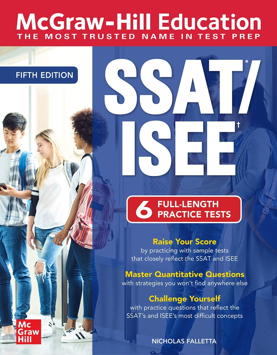 英文原版 SSAT/ISEE 复习指南+习题 第5版 McGraw-Hill Education SSAT/ISEE, Fifth Edition