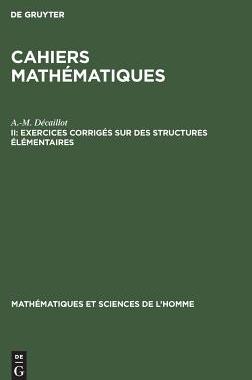 【预订】Exercices corrigés sur des structures élémentaires 9783111172835