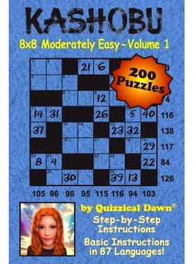 预订 Kashobu 8x8 Moderately Easy - Volume 1: 9781544781938