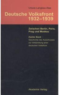 【预订】Geschichte des Ausschusses zur Vorbereitung einer deutschen Volksfro 9783050040325