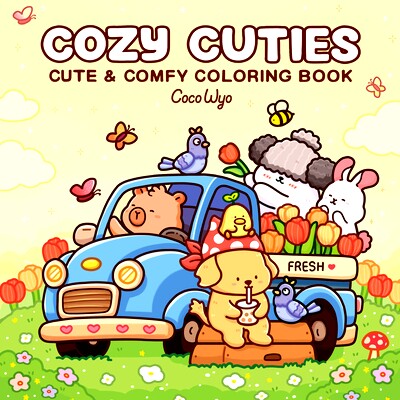 预订 Cozy Cuties: Coloring Book for Adults and Kids Cozy Cuties:成人和儿童的彩色图书: 9798217116850