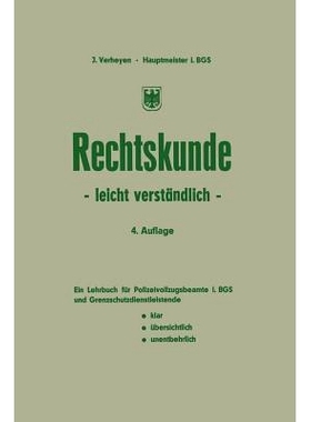 预订 Rechtskunde — leicht verständlich: 9783409740111