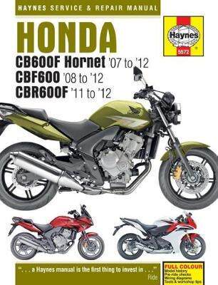 [预订]Honda CB600 Hornet, CBF600 & CBR600F (07 - 12) Haynes Repair Manual 9781785213823