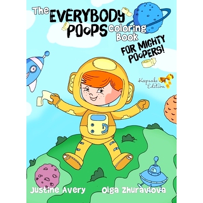预订 The Everybody Poops Coloring Book for Mighty Poopers!