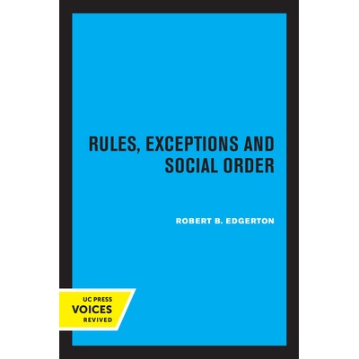 预订 Rules, Exceptions, and Social Order 规则、例外和社会秩序: 9780520347427