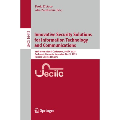 18th International Conference, SecITC 20
