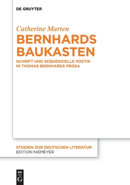 【预订】Bernhards Baukasten 9783110709032