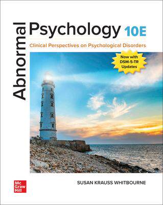 [预订]Abnormal Psychology: Clinical Perspectives on Psychological Disorders 9781265407988