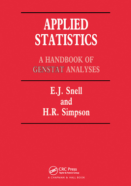 【预订】Applied Statistics: Handbook of Genstat Analysis