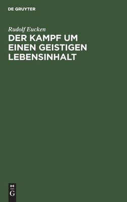 【预订】Der Kampf um einen geistigen Lebensinhalt 9783111088075