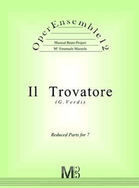 预订 OperEnsemble12, Il Trovatore (G.Verdi): Reduced Parts for 7: 9798622410529