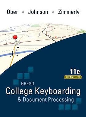 [预订]Gregg College Keyboarding & Document Processing (Gdp); Lessons 1-120, Main Text 9780073372198