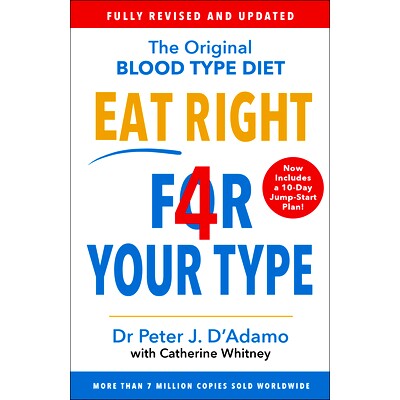 预订 Eat Right 4 Your Type: Revised Edition: 9781784756949