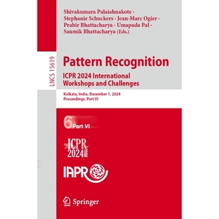 ICPR Proceeding Challenges Pattern Recognition. Kolkata International 2024 December 预订 Workshops India and