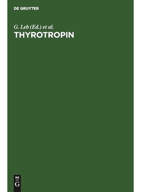 预订 Thyrotropin: Ultrasensitive THS measurement in clinical research and diagnostics: 9783110110173