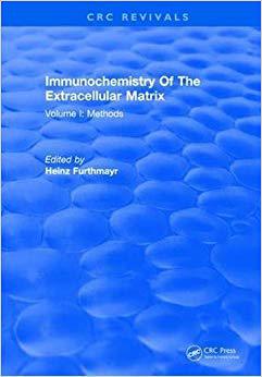 【预售】Immunochemistry Of The Extracellular Matrix: Volume 1