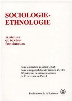 [预订]Sociologie-ethnologie : auteurs et textes fondateurs 9782859443986