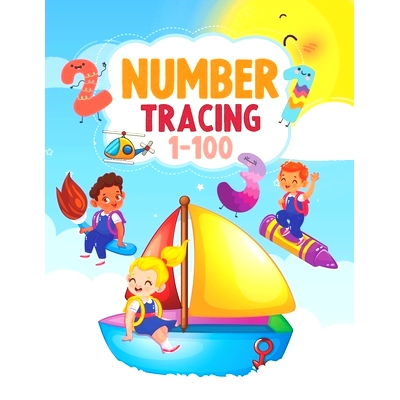 预订 Number Tracing 1-100: Beginner Math Preschool Learning Activity Number Tracing Worksheets For Kindergarten And Pres