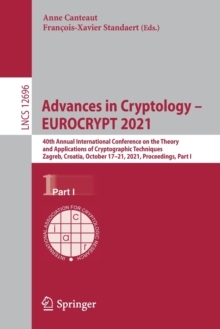 【预订】Advances in Cryptology – EUROCRYPT 2021