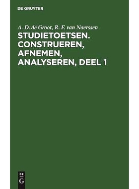 预订 Studietoetsen. Construeren, afnemen, analyseren, deel 1: 9783111189093
