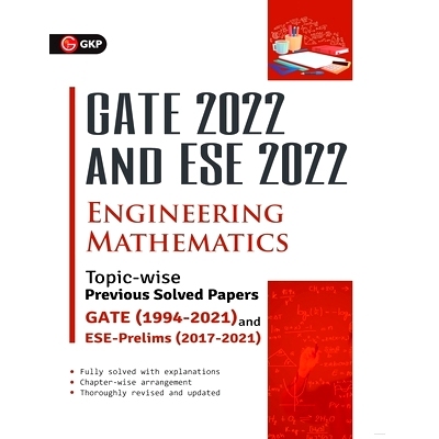预订 GATE 2022 & ESE Prelim 2022 - Engineering Mathematics - Topic-wise Previous Solved Papers: 9789391061593