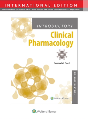 【预订】Introductory Clinical Pharmacology, International Edition 9781975172824