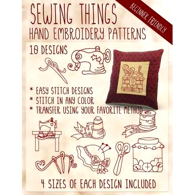 预订 Sewing Things Hand Embroidery Patterns: 9781530961863