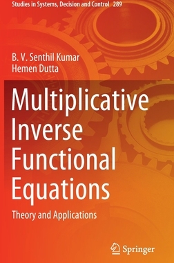 【预订】Multiplicative Inverse Functional Equations