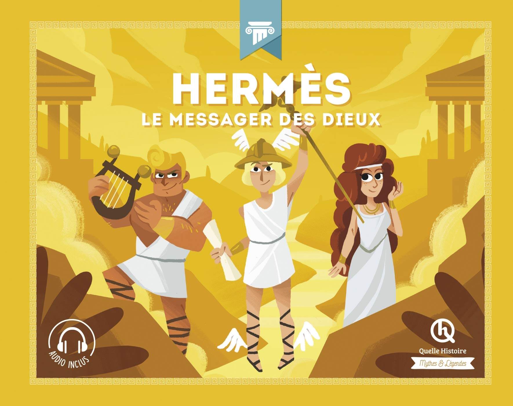 法语历史故事绘本 赫尔墨斯:神的信使 hermès : le messager des