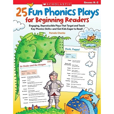 预订 25 Fun Phonics Plays for Beginning Readers 25个适合初级阅读者的趣味拼读游戏 9780545103398