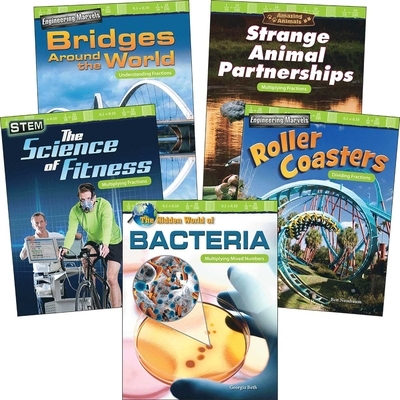 【预订】Multiplying & Dividing Fractions: Grades 4-5 (5-Book Set)