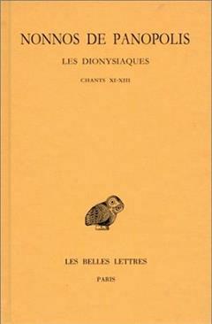 [预订]Les Dionysiaques, Vol. 5. Chants XI-XIII 9782251004471