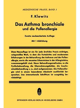 预订 Das Asthma Bronchiale Und Die Pollenallergie