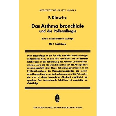 预订 Das Asthma Bronchiale Und Die Pollenallergie