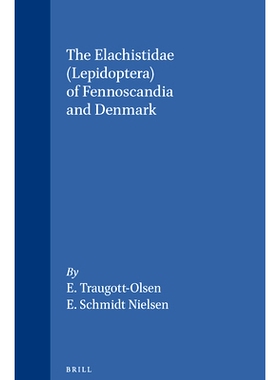预订 The Elachistidae (Lepidoptera) of Fennoscandia and Denmark 芬诺斯坎迪亚和丹麦的小潜蛾科（鳞翅目）: 9788787491143