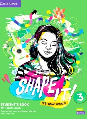 预订 Shape It! Level 3 Student’s Book with Practice Extra: 9781108847032
