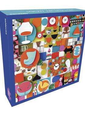 [预订]Mid Century Mod!: 1000-Piece Puzzle 9781623259129