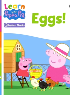 预订 Learn with Peppa Phonics Level 2 Book 10 - Eggs! (Phonics Reader): 9780241576212